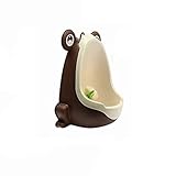 Materiales: Material PP. Hbao Orinal para niños, Entrenamiento para el baño, Dibujos Animados, Rana, Soporte para niños, urinario Vertical, Orinal para bebés, Accesorios para Montar en la Pared (Color : C)