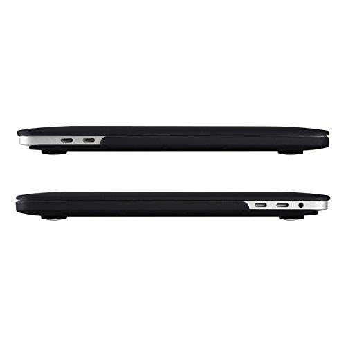 UESWILL Matte Hard Case Compatible with MacBook Pro 15 inch with Touch Bar & USB-C 2016 2017 2018 2019 Release Model A1990 A1707, Black by UESWILL - Image 5