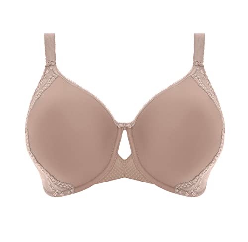 Elomi Women's Charley Bandless T-Shirt Floral Lace, Breathable Spacer Fabric, Diamond Mesh Detail. Dd+ Bras3