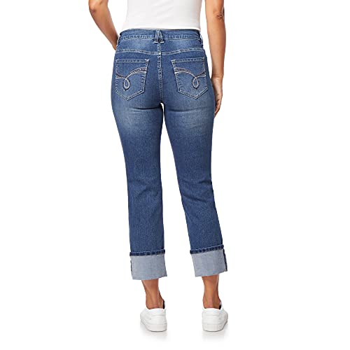 Angels Forever Young Women's Signature Straight Crop Jeans3