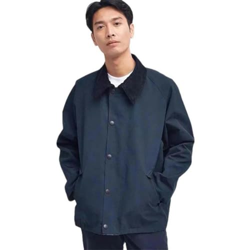 Veste double face à carreaux rétro pour homme au style décontracté