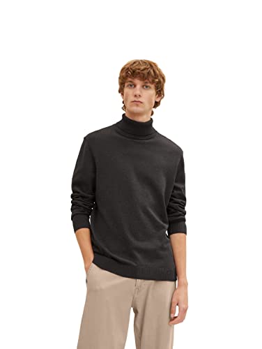 Pull col roulé TOM TAILOR homme basique isolant et thermorégulateur