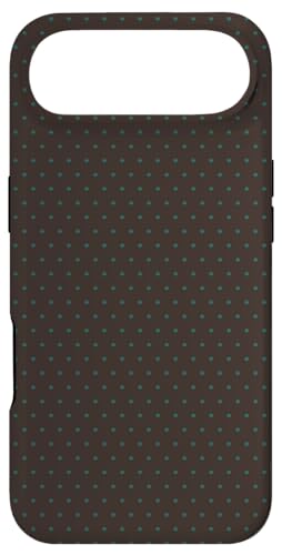 Polka Dot Rockabilly Cute Mocha Brown and Aqua Polkadot Case X}zP[X iPhone Air p