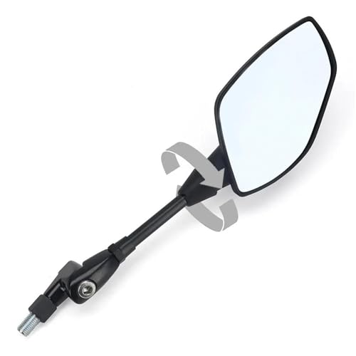 Espejos para MT07 y MT09 retrovisores regulables M8 M10 con amplio campo de visión trasera 8
