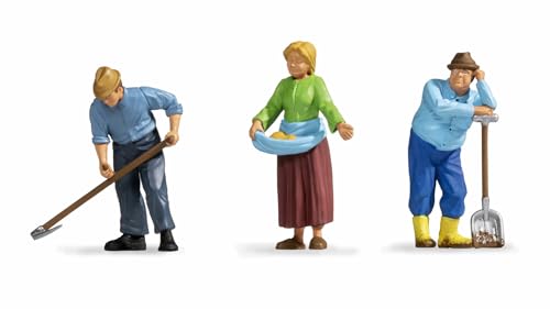 Figurines Noch 17131 Les Agriculteurs pour animer vos décors de campagne miniature HO