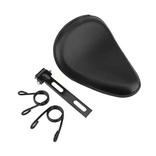 Siège conducteur solo avec ressorts 3 pouces pour moto Sportster Chopper et Bobber