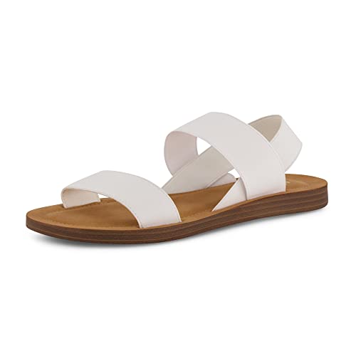 CUSHIONAIRE Women's Ina stretch sandal +Memory Foam