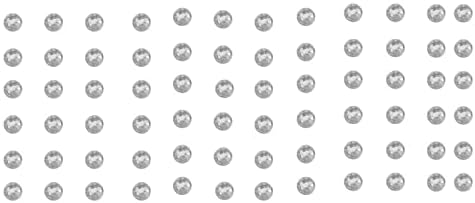 Syhonic Crystals Stickers Fake Nose Stud,Silver Self Adhesive Tragus Nose Stud, Non Piercing Body Jewelry for Women/Girls(60 Pcs/Sheet)