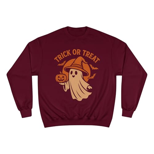 Halloween Champion Sweatshirt, Pumpkin Face Sweatershirt, Scary Halloween Jumper, Trick or Treat Sweatshirt, Spooky Fall