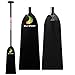 Z&J SPORT IDBF Approved Carbon Fiber Dragon Boat Paddle T Handle (46 inch)