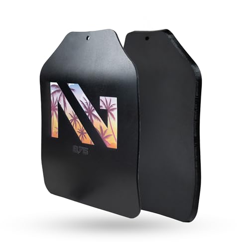 Northgym 3D Weight Plates 14,20,30,40 lbs – Plates Pair for Weight Vests and Carriers, Ergonomic Curved Shape, Even Weight Distribution, Powder-Coated for Running, Rucking and Functional Training