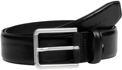 Ceinture Marc O’Polo noire 105 cm pour homme en cuir classique
