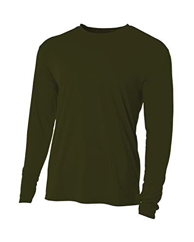 Manches longues performance rafraîchissante A4 anti-transpiration pour running et fitness