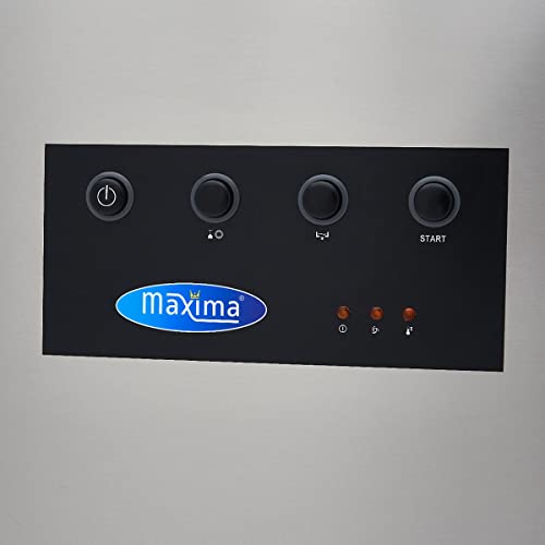 Maxima Haubenspülmaschine - 50x50cm - mit Abfluss-, Spül- und Seifenpumpen - 400V