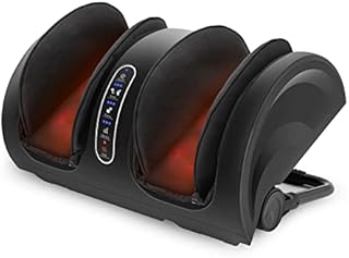 Snailax Foot Massager Machine with Heat,Shiatsu Feet and Leg Massager,Kneading Rolling for Foot,Calf,Ankle,Leg,Improve Blood Circulation,Nerve Pain,Plantar Fasciitis,Neuropathy,Gifts for Women,Men