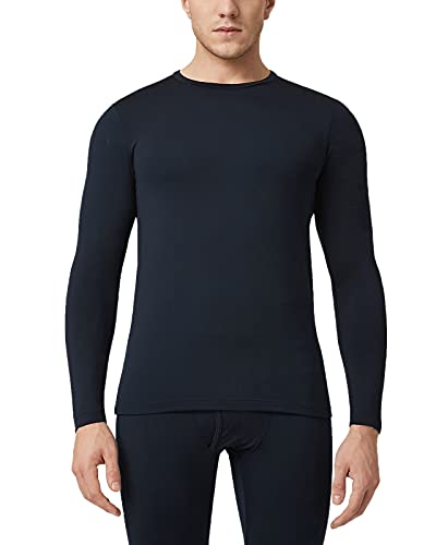 T-shirt Thermique Homme Manches Longues - Matière 95% Polyester 5% élasthanne - Coupe Slim Fit - Pour Hiver, Automne, Sport - Tailles M à 4XL