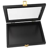 LIFKOME Vitrina De Medallas con Tapa Transparente Marcos para Fotos Vitrina para Insignias con Imanes para Refrigerador Tablero De Exhibición con Imanes