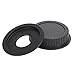 Pilipane CEOS Lens Adapter Ring,Lens Mount Adapter,C Mount Lens Adapter with Back Cap for C Mount Lens to EF/EF-S Camera