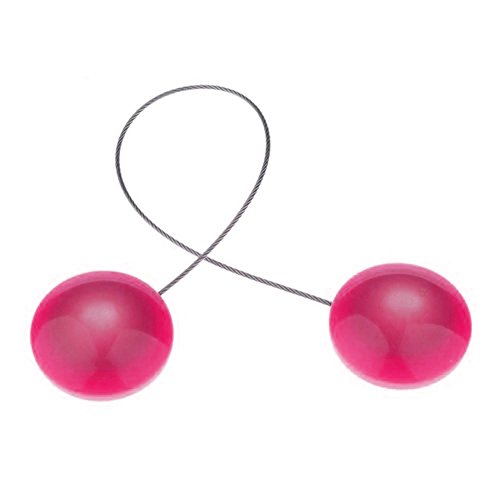 Fiejns-zjy - Mini alzapaños para cortina de ventana (magnético), color rosa y rojo, rojo rosado, Talla única