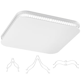 FG701S Universal Update Bathroom Fan Cover with Springs Compatible with Bro-an-NuT-one Small/Medium/Large Size Vent fans,Bathroom Ceiling Square Fan Cover Replacement (White) 13.25" x 13.25" x 1.3"