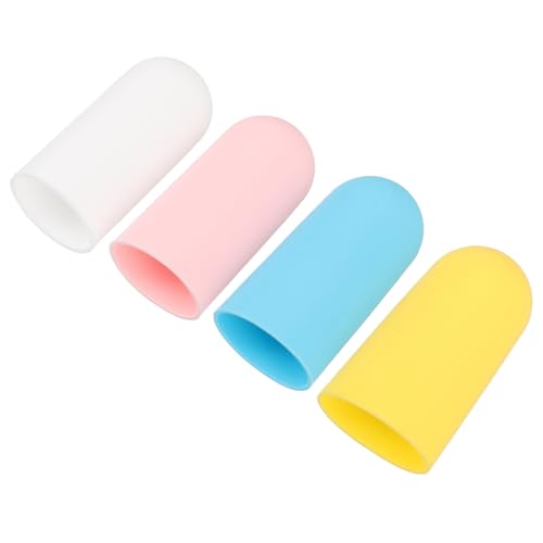 POPETPOP 4 pezzi Protezioni Bottiglie da Viaggio in Silicone Riutilizzabili Manicotti Elastici per Flaconi Toiletries Coperture Protettive Antigoccia per Shampoo Profumi e Cosmetici per