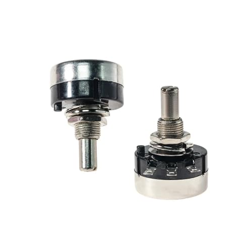 Potenciómetro RV24YN20S 5K Ohm con perilla A03 de 6mm y placa de escala para control 2