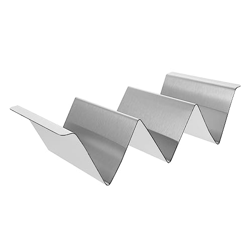 CIYODO Stainless Steel with Sauce Cup Taco Holder Rack Tortilla Roll Rack for Restaurant Home