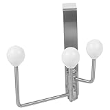 Cintre de rangement pour articles divers - accrochez solidement les articles et ne glissez pas facilement, les crochets peuvent être appliqués pour suspendre des bijoux, des clés, un porte-serviettes sur porte