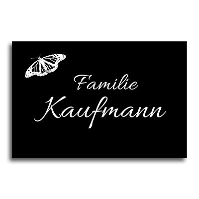 Graviertes Klingelschild Aus ABS-Kunststoff – 9x6 Cm, Selbstklebend, Viele Farben & Motive