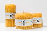 This is our beautiful "Rustic Trio" pack that includes 3 rustic candles: 2.3X3",2.3X5" & 3.4X3.5". These will warm your home and provide a wonderful aroma of honey and serenity. These candles combined have a burning time of approximately 240 hours. C...