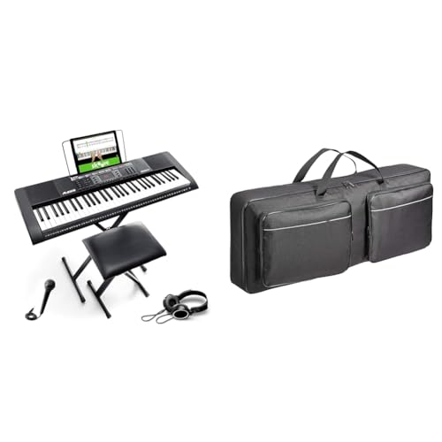 Alesis Melody 61 piano numérique 61 touches pour débutants avec haut-parleurs & Amazon Basics Sac de concert pour clavier, adapté aux pianos électriques portables de 61 notes – 101 x 14 x 40 cm - Les Beatles, Paul McCartney, John Lennon, RIngo Starr, George Harrison Alesis Melody 61 piano numérique 61 touches pour débutants avec haut-parleurs & Amazon Basics Sac de concert pour clavier, adapté aux pianos électriques portables de 61 notes - 101 x 14 x 40 cm