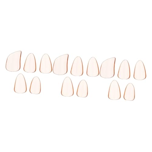 HEMOTON 3sets Guzheng Pipa String Instrument Accessory Pc Material Nail Picks Durable Clear Sound 5pcs*3