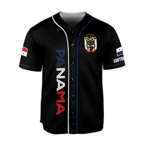 Personalized Panama Baseball Jersey Men, Panama Jersey Men, Panama Soccer Jersey, Panama Jersey Baseball miniatura 4