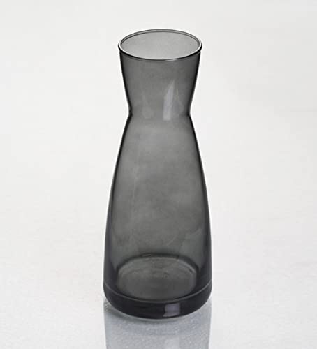 Bormioli Rocco Glass Vase 20.6 Cms 1 Pc, Ypsilon Caraffa Grey Colour Vase for Home Decor 4