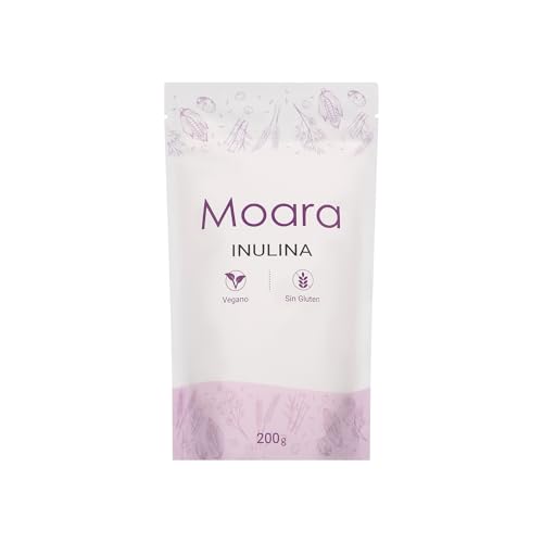 Inulina en polvo pura proveniente de la achicoria, 100% vegana, libre de gluten y alérgenos - Aporta textura y fibra a sus preparaciones - Prebiótico natural - 200gr. Envase Doypack zip