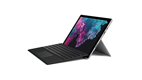 Microsoft Surface Pro 6 12.3 Inch Tablet - (Silver) (Intel 8th Gen Core i5, 8 GB RAM, 128 GB SSD, Intel UHD Graphics 620, Windows 10), and Black Type Cover