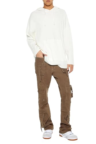 Forever 21 Men's Mid-Rise Utility Cargo Jeans