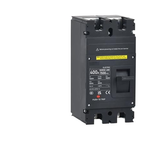 Disyuntor solar MCCB 320Amp protege baterías y corta corriente continua de 1000V con seguridad