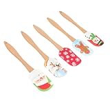 Photo Gallery hemobllo 5 pezzi spatole da cucina in silicone con in resistenti al calore per dolci e raschietti per impasti e crema utensili antiodore e facili da Photo Gallery hemobllo 5 pezzi spatole da cucina in silicone con in resistenti al calore per dolci e raschietti per impasti e crema utensili antiodore e facili da