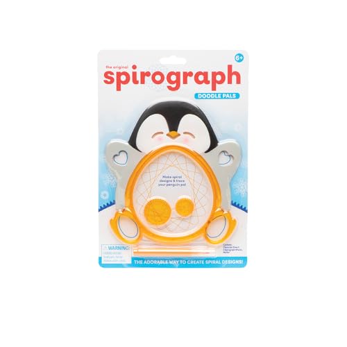 Spirograph Doodle Pals - Penguin | Create Adorable All Endless Creative Stencil Play | Animal Shaped Spiral Art | Great Arts & Crafts Activity | for Ages 6+