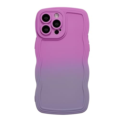 Coque iPhone 14 Pro Max violette dégradée en TPU antichoc