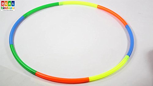 Image of DealBindaas Octa Hula Hoop - Adjustable 4-Size Exercise Ring for Adults, Kids & Women - 18-29 inch Interlocking Hoola Hoop Set