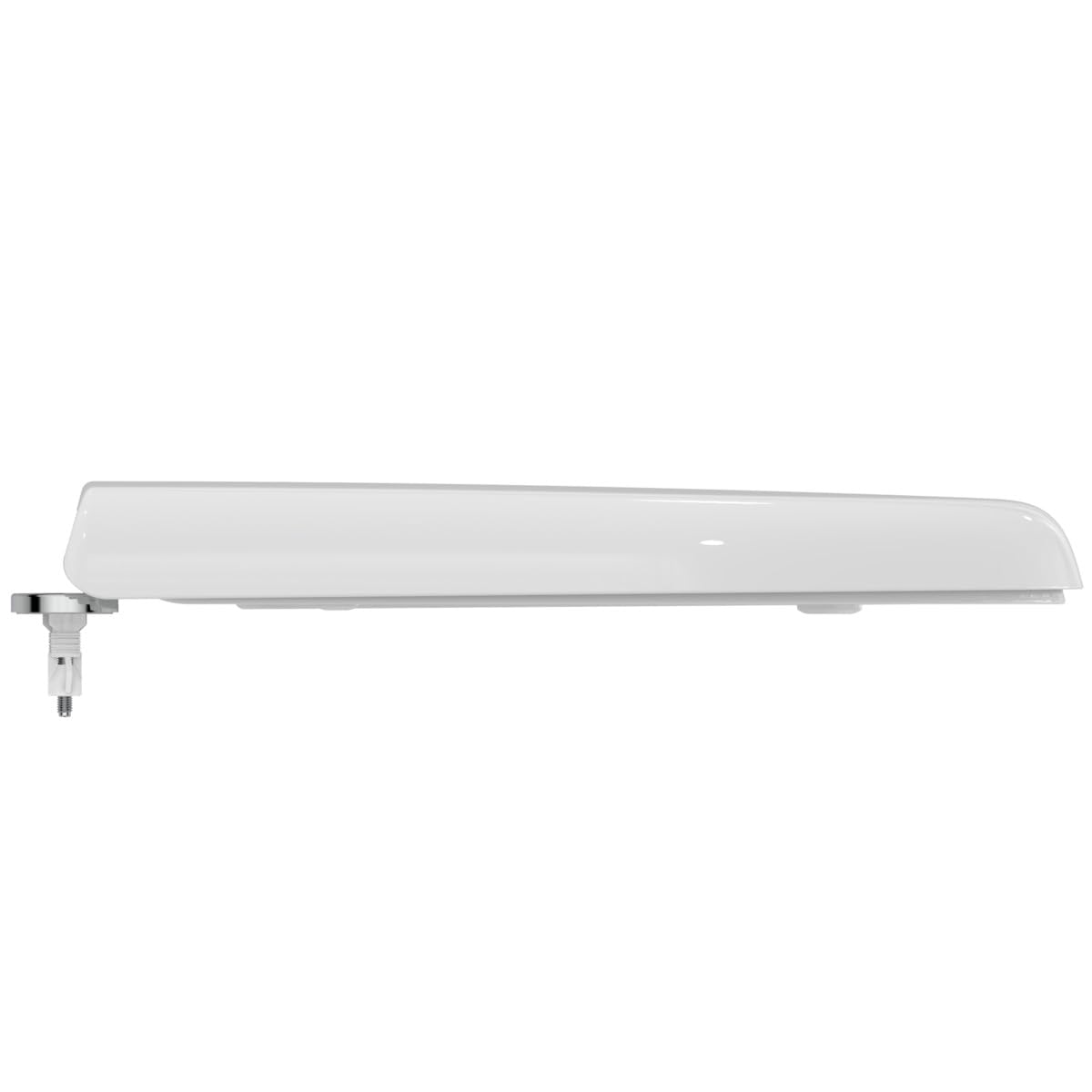 Ideal Standard Exacto asiento WC envolvente, diseño en D – Blanco (Alpin) | Asiento extraíble con cierre suave Softclose, UV09001