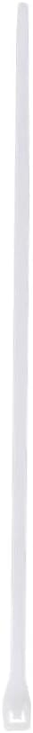 Gardner Bender 46-308 DoubleLock Cable Tie, 8 inch, 75 lb, Electrical Wire and Cord Management, Nylon Zip Tie, 100 Pk, Natural White