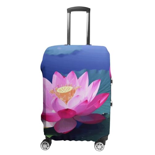 Bright Flower Printed Luggage Cover Protector, Fits 18-32 Inch Luggage