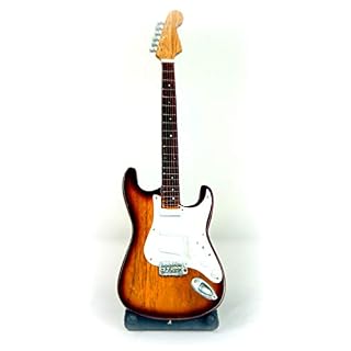 Sunburst #201 Guitare miniature décorative 24 cm - Les Beatles, Paul McCartney, John Lennon, RIngo Starr, George Harrison Sunburst #201 Guitare miniature décorative 24 cm – Image 2