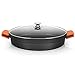 Suinga Casserole basse en fonte d'aluminium FULL INDUCTION Ø 40 cm. Convient pour tous types de plan de travail et au four jusqu'à 230 °C.