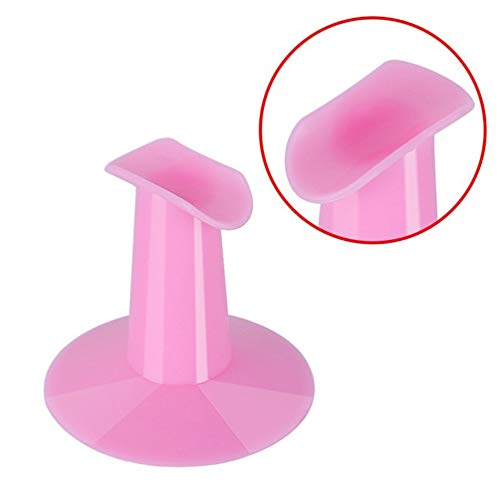 Soporte para uñas acrílicas y kit de manicure rosa miniatura 2