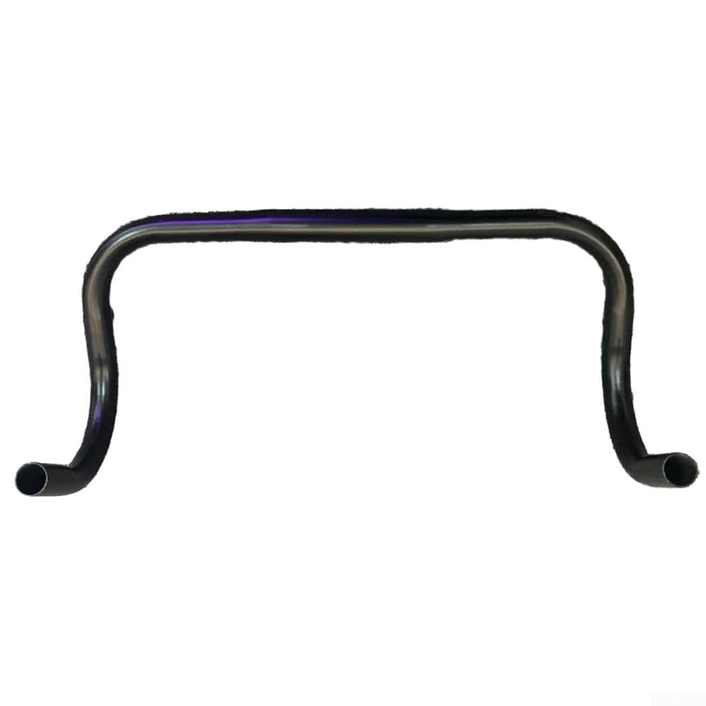 Yhenlovtt Guidon de vélo de route en alliage d'aluminium, barre de chute de 25,4 mm de largeur, barre courbée légère pour course et cyclisme de montagne