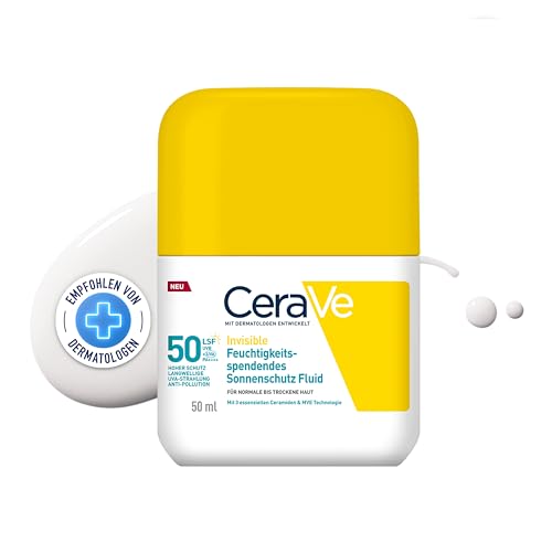 CeraVe Invisible Feuchtigkeitsspendendes Sonnenschutz Fluid SPF 50